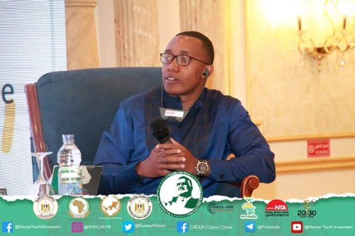 The young participants of the “Nasser International Leadership” Fellowship met with SDGs Agenda 2063 expert , Mrs Sarah Hamouda,  to discuss the role of African peer review mechanism (APRM) in promoting South-South cooperation