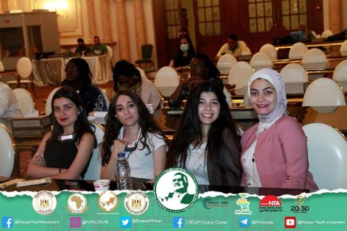 The young participants of the “Nasser International Leadership” Fellowship met with SDGs Agenda 2063 expert , Mrs Sarah Hamouda,  to discuss the role of African peer review mechanism (APRM) in promoting South-South cooperation