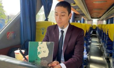 «Mateo villamil» graduado de la segunda edición de Nasser Fellowship para Leadership Internacional hablando en el Congreso Mundial de la Paz en las Naciones Unidas