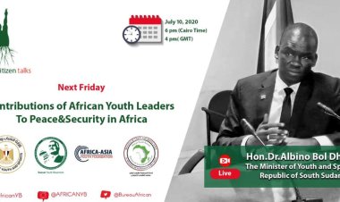 5th Episode, " Contributions of African Youth Leaders to Maintain Peace and Security in Africa"