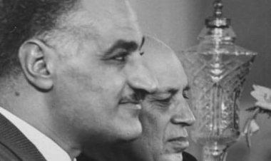 Abd-Alnasser lors de sa première rencontre avec le leader indien Nehru