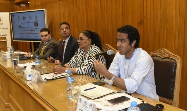 «Ghazaly» speaking on the first simulation model  of the African Parliament