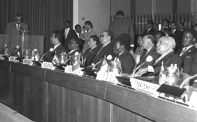 كلمة الرئيس جمال عبد الناصر فى مؤتمر القمة الإفريقية فى أديس أبابا بإثيوبيا