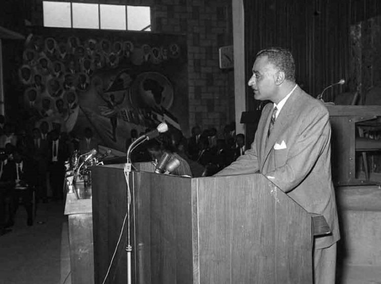 كلمة الرئيس جمال عبد الناصر فى مؤتمر القمة الإفريقية فى أديس أبابا بإثيوبيا