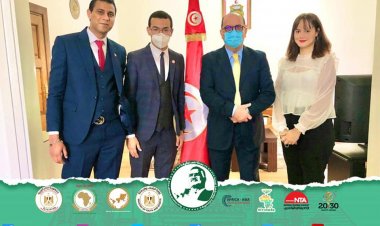 الوفد التونسي المشارك في منحة ناصر للقيادة الدولية يلتقي سفير الجمهورية التونسية بجمهورية مصر العربية