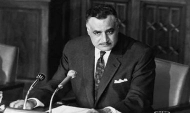 Discours du président Gamal Abdel Nasser de la maison de la radio à l'occasion de l'anniversaire de l'évacuation de la Syrie 1958
