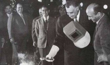 The Iron and Steel Factory in Helwan... The Egyptian state's gateway to industrialization during the era of President Abdel Nasser