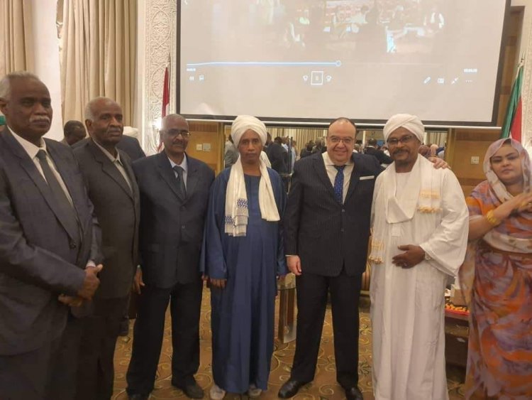 خريجة منحة ناصر للقيادة الدولية تقدم حفل السفارة المصرية بالسودان في الذكري السبعين لثورة يوليو المجيدة