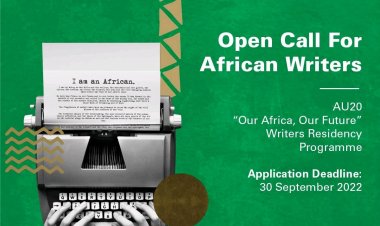 open call for African writers AU20 “our Africa, our future” writers residency programme