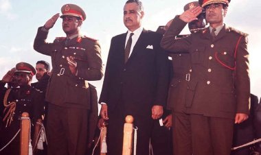 عبد الناصر و أمين الأمة  العقيد  القذافي