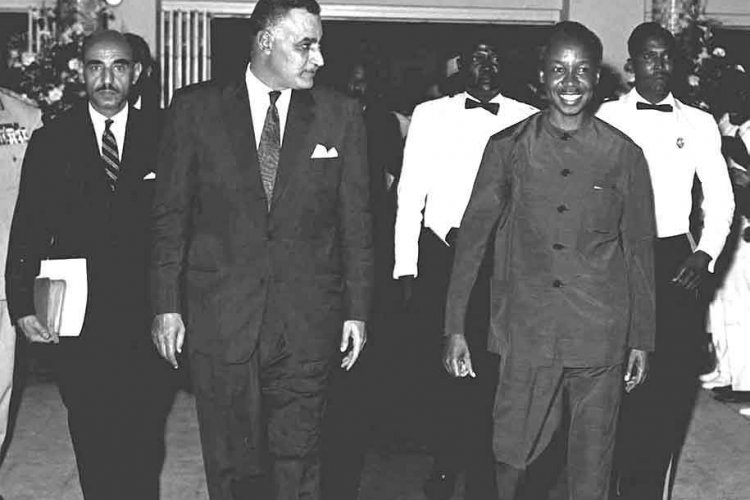 حفل عشاء رسمى تكريما من الرئيس  نيريرى  للرئيس ناصر والوفد المرافق له