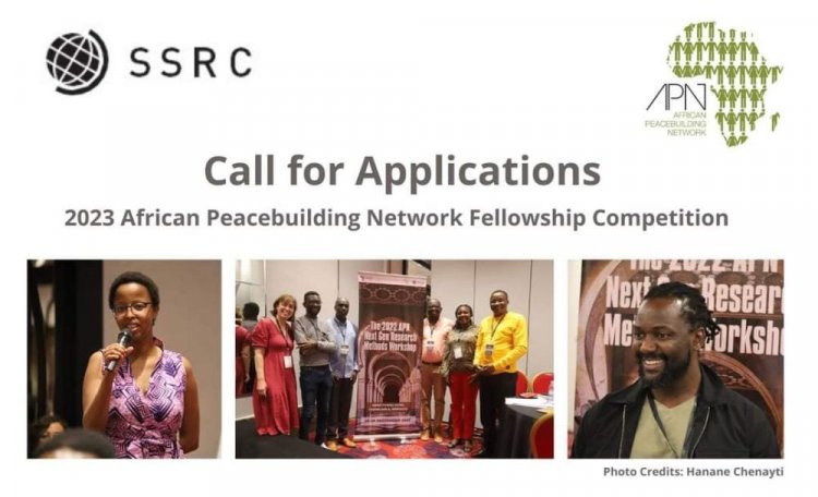CALL FOR APPLICATIONS | The 2023 African Peacebuilding Network (APN)