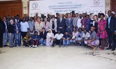 Le ministre des Ressources en eau et de l'Irrigation rencontre les jeunes de la Bourse Nasser pour le leadership africain