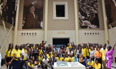 The youth of Nasser Fellowship for African Leadership visit president Gamal Abdel Nasser Museum