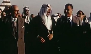La visite du président Gamal Abd El-Nasser en Arabie Saoudite 1956