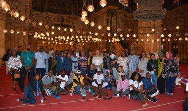 La Bourse Nasser est en visite à la Citadelle de Saladin