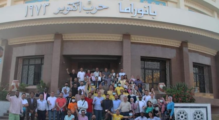 Une visite au panorama de la guerre d'Octobre dans le cadre des activités de la sixième journée de la "Bourse Nasser pour leadership international"