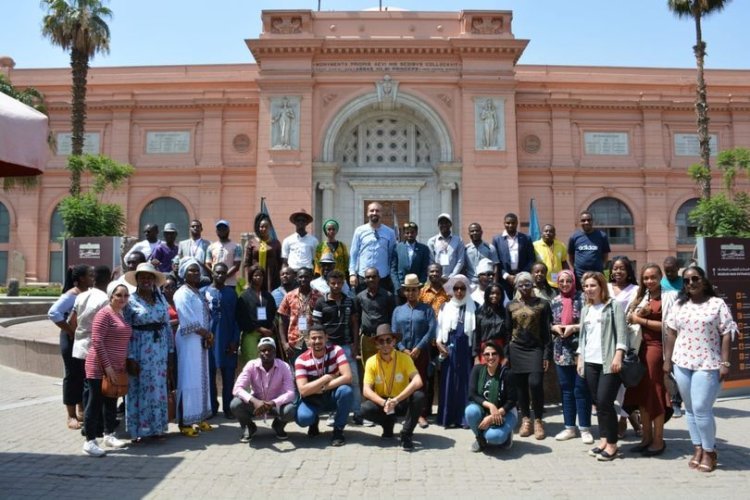 Nasser Fellowship youth visit the Egyptian Museum  