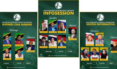 Before the application process is closed... Nasser International Leadership Scholarship recipients will launch introductory sessions in official languages