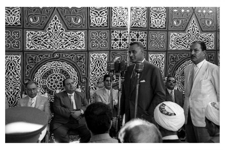 Discurso del Presidente Gamal Abdel Nasser en la fábrica de municiones antitanque en 1954