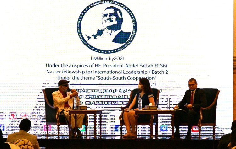 La delegación de Nasser Fellowship para Leadership Internacional visita el Centro de Las  Investigaciones Agrícolas