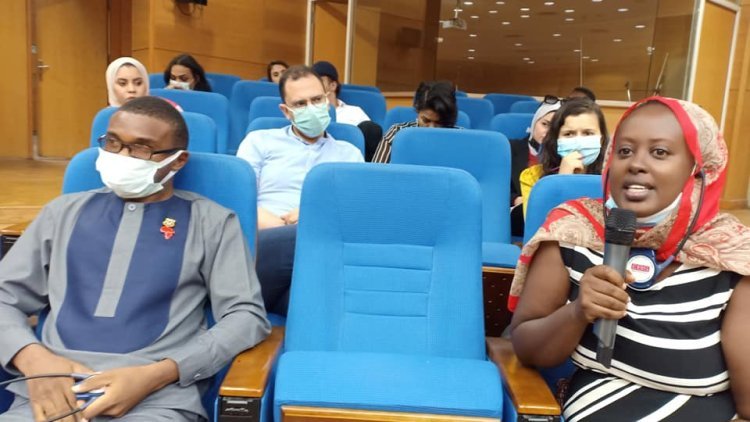 La delegación de Nasser Fellowship para Leadership Internacional visita el Centro de Las  Investigaciones Agrícolas