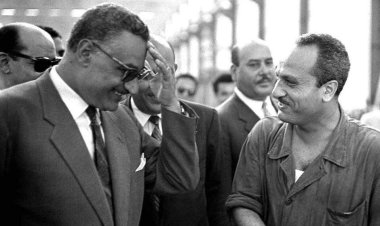 The Immortal leader Gamal Abdel Nasser... Labour is a unit which unites the force of the people.