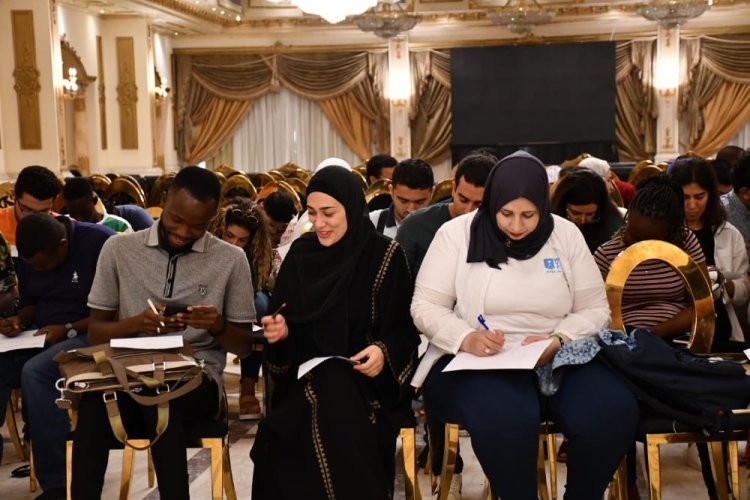 Activités et ateliers au début des événements de la première journée de la troisième édition du mouvement Nasser pour le Leadership international