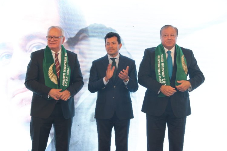 بالصور .. حفل ختام النسخة الرابعة من منحة ناصر للقيادة الدولية بحضور وزير الشباب والرياضة