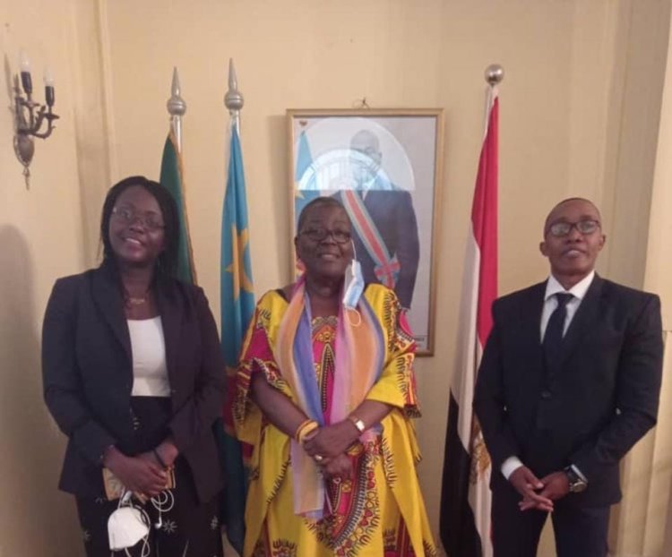 République démocratique du Congo en Égypte rencontrent   les jeunes de la bourse Nasser pour le leadership international