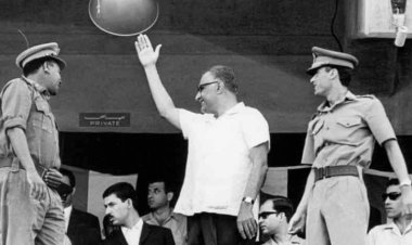 Abdel Nasser na Katibu wa Taifa Kanali Gaddafi