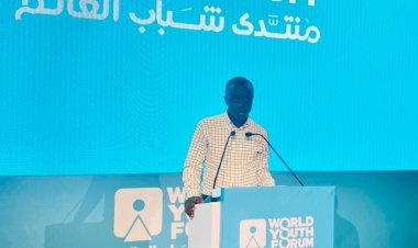 Mjumbe wa Harakati ya Nasser kwa Vijana azungumza kwenye Jukwaa la Vijana Duniani