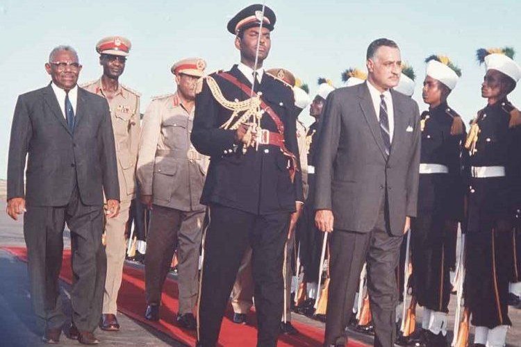 President Gamal Abdel Nasser’s visit to Sudan in 1967
