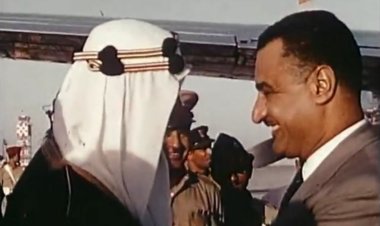 Ziara ya Nasser nchini Saudi Arabia mnamo mwaka 1956