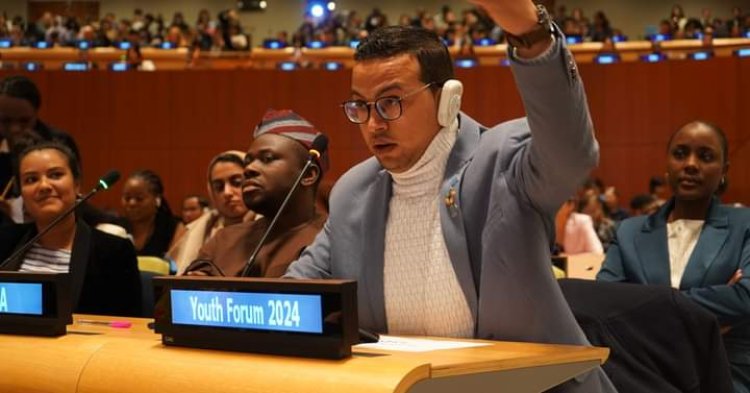 Nasser Fellowship Alumni Speaking at the United Nations Youth Forum in New York