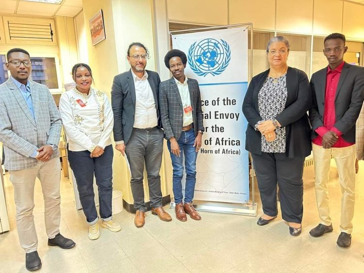 خريج منحة ناصر للقيادة الدولية يقود وفد الشبكة الشبابية السودانية في لقاء مع الآلية الرفيعة بالاتحاد الأفريقي