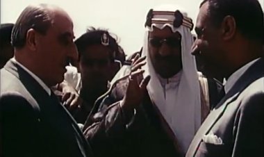 Abdel Nasser's Visit to Saudi Arabia in 1956.