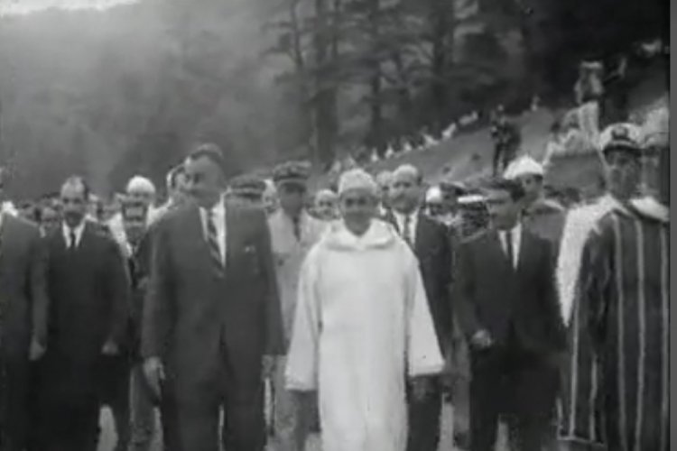 Celebration Held in the Vast Valley Mountains in the Heart of the Atlas Mountains in Honor of President Abdel Nasser.