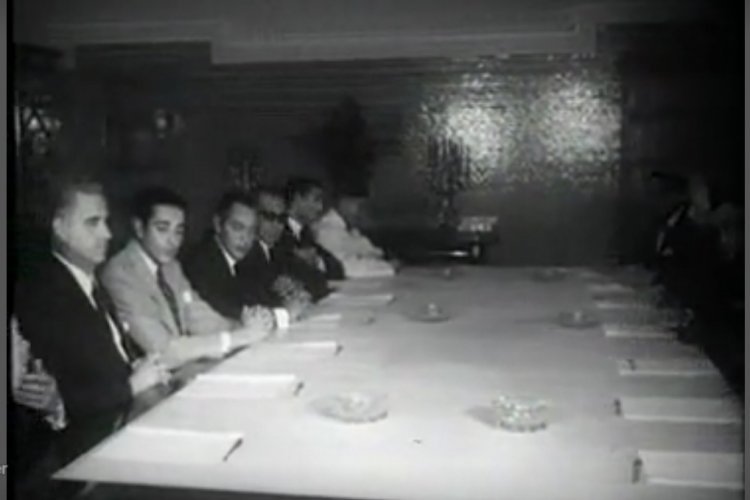 Meeting of the Egyptian and Moroccan Delegations Led by President Gamal Abdel Nasser and King Hassan