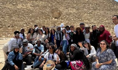 Nasser Fellowship Youth Discover Egypt’s Cultural Treasures: From the Pyramids to the Religious Complex in a Remarkable  cultural day