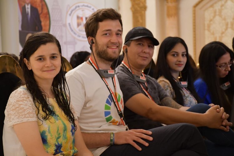 Dialogue ouvert entre les acteurs du développement et de la planification, la Croix-Rouge et les participants à la Bourse Nasser pour le leadership international