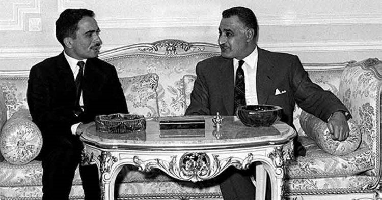 One day…. Abdel-Nasser to Hussein: as long as we didn't sign a peace agreement with Israel, it didn't win the war, and the Americans want to sell us all as Arabs.